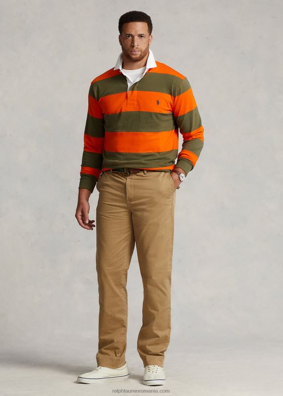 expediere bronz bărbați Ralph Lauren pantalon chino stretch cu potrivire clasică 046881860