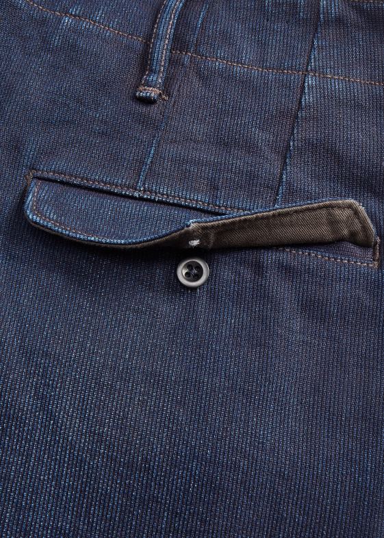 indigo închis bărbați Ralph Lauren ofițer Bedford pantalon cu șnur 046881727