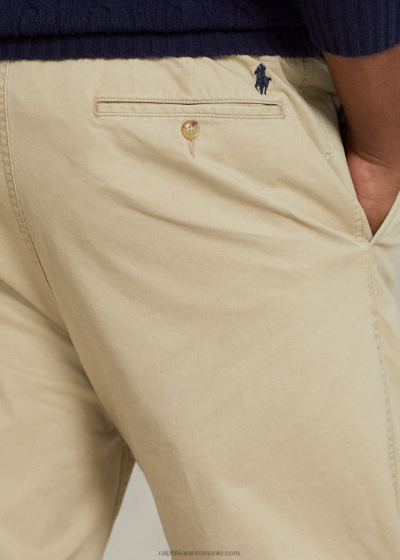 kaki clasic bărbați Ralph Lauren pantalon polo prepster stretch cu potrivire clasică 046881905