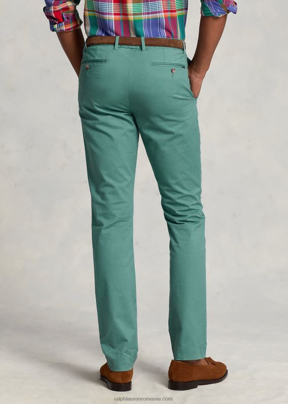 peisaj verde bărbați Ralph Lauren pantalon chino stretch slim fit 04688471