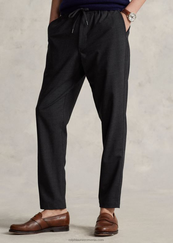 pindot de cărbune bărbați Ralph Lauren pantalon neale prepster classic tapered fit 04688857