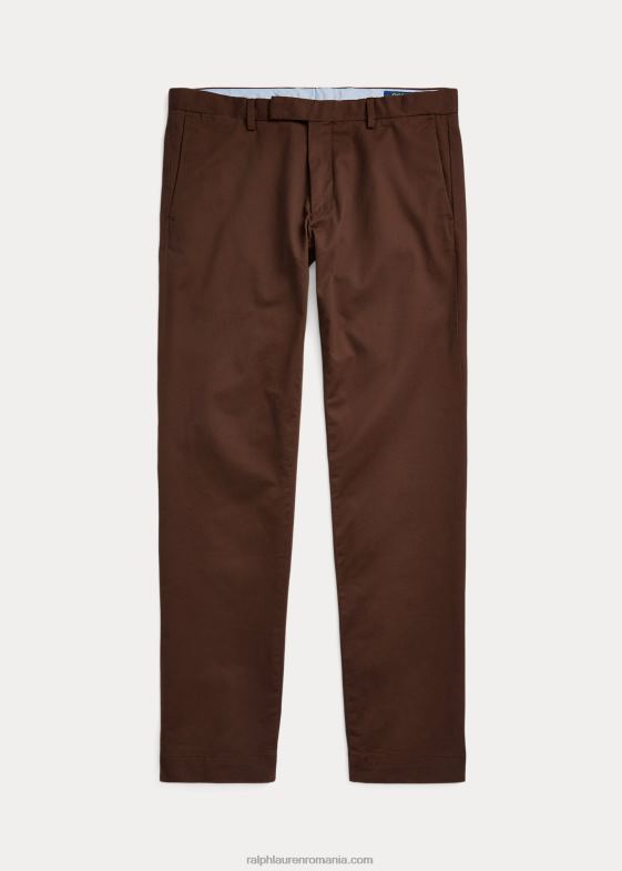 ramură maro bărbați Ralph Lauren pantalon chino stretch slim fit 04688470