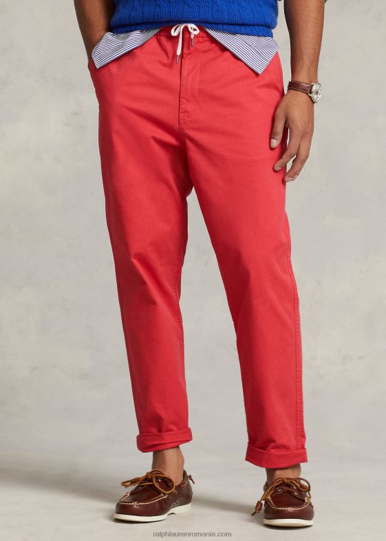 roșu tribord bărbați Ralph Lauren pantaloni chino polo prepster cu potrivire clasică 04688576