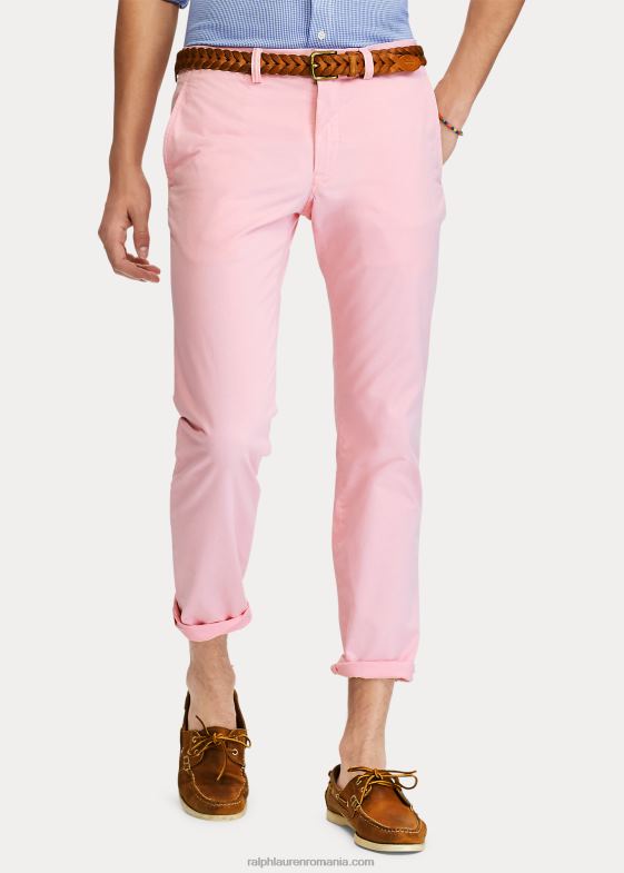 roz carmel bărbați Ralph Lauren pantaloni chino stretch spălați, toate se potrivesc 046888389