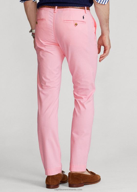 roz carmel bărbați Ralph Lauren pantaloni chino stretch spălați, toate se potrivesc 046888389