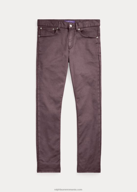 salvie mov bărbați Ralph Lauren pantaloni dobby stretch slim fit 0468886