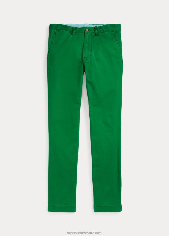 verde atletic bărbați Ralph Lauren pantaloni chino stretch spălați, toate se potrivesc 046888393