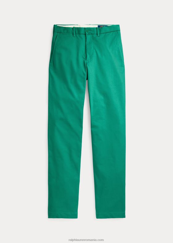 verde de croazieră bărbați Ralph Lauren pantaloni chino de performanță stretch slim fit 04688926