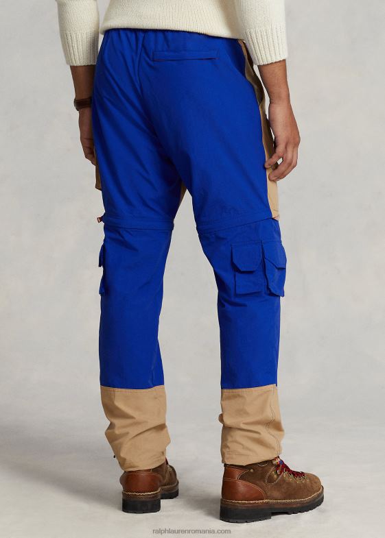 vintage kaki/city royal bărbați Ralph Lauren pantalon convertibil de drumeție hidrofug 046888497