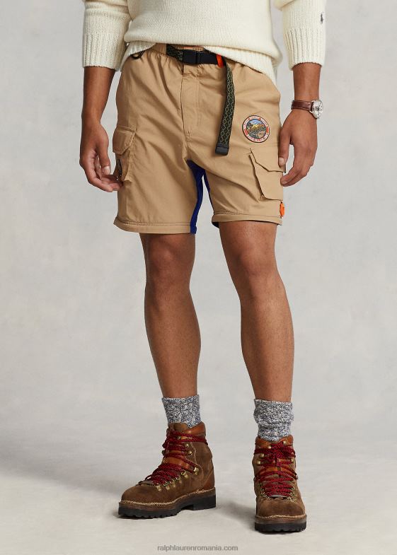 vintage kaki/city royal bărbați Ralph Lauren pantalon convertibil de drumeție hidrofug 046888497