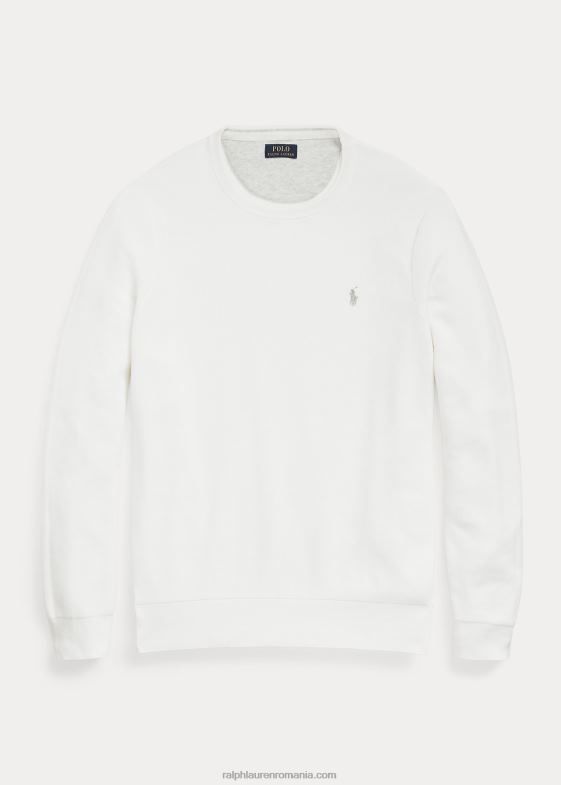 deckwash alb bărbați Ralph Lauren pulover din bumbac din tricot plasă 046881894