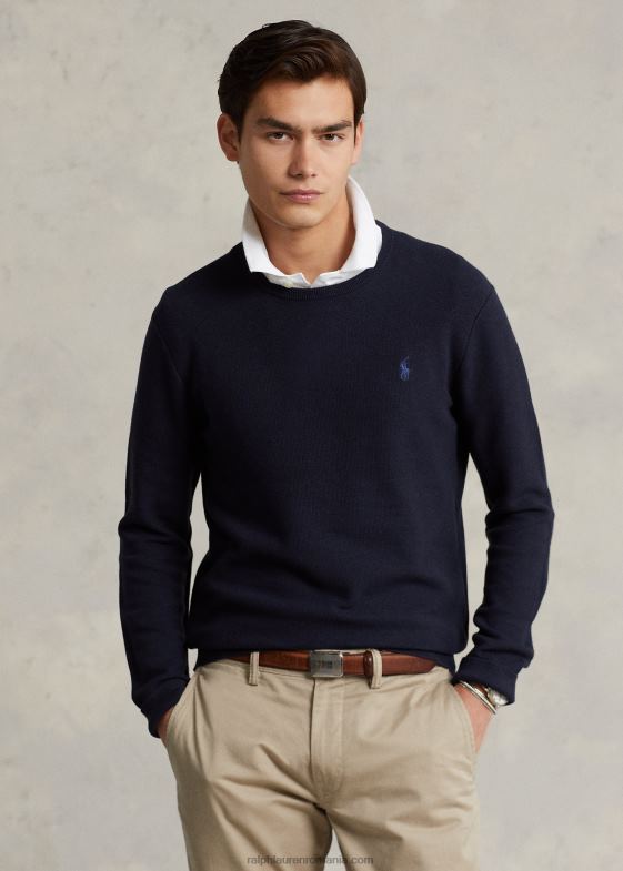 erica marinei bărbați Ralph Lauren pulover din bumbac din tricot plasă 04688670