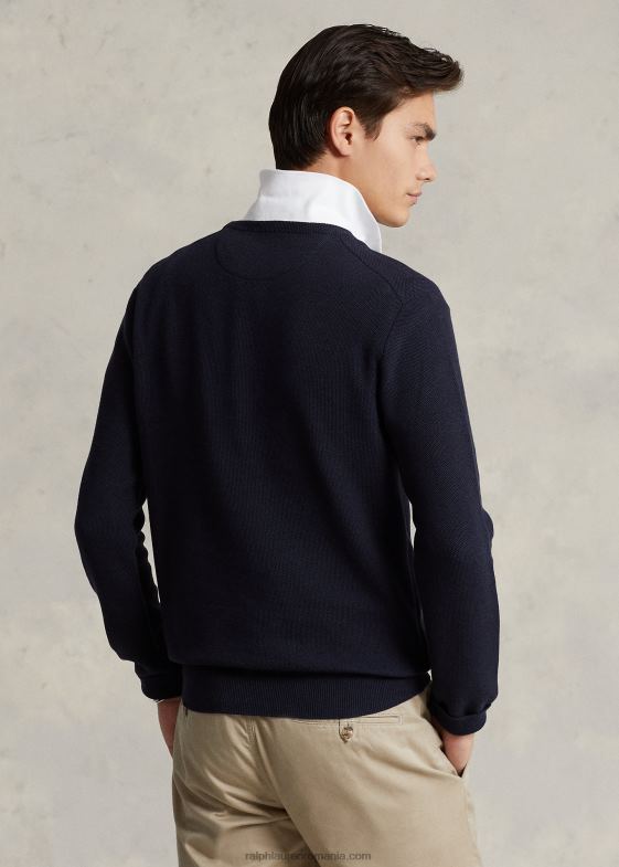 erica marinei bărbați Ralph Lauren pulover din bumbac din tricot plasă 04688670