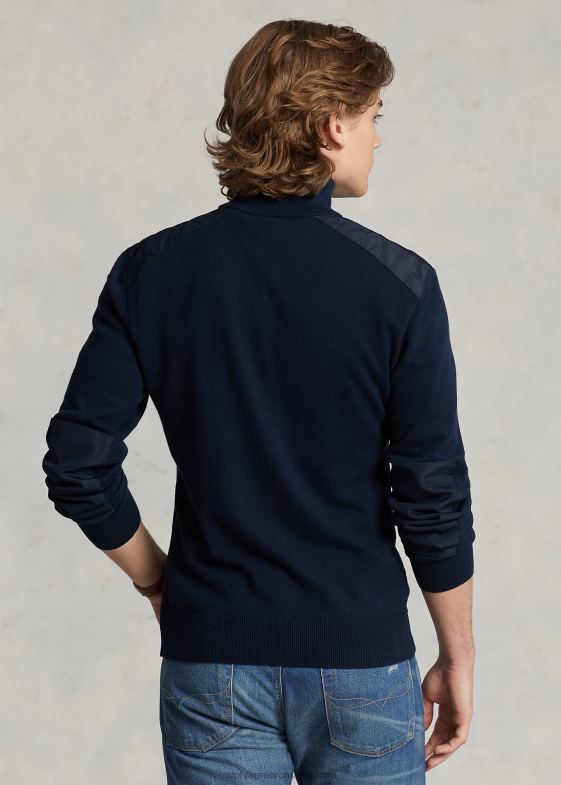 marina piper bărbați Ralph Lauren pulover hibrid cu fermoar sfert 046881159