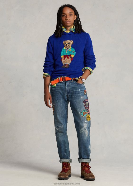 oraș regal bărbați Ralph Lauren pulover cu glugă urs polo 046881134