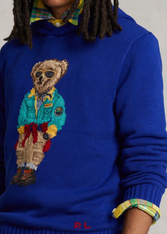 oraș regal bărbați Ralph Lauren pulover cu glugă urs polo 046881134