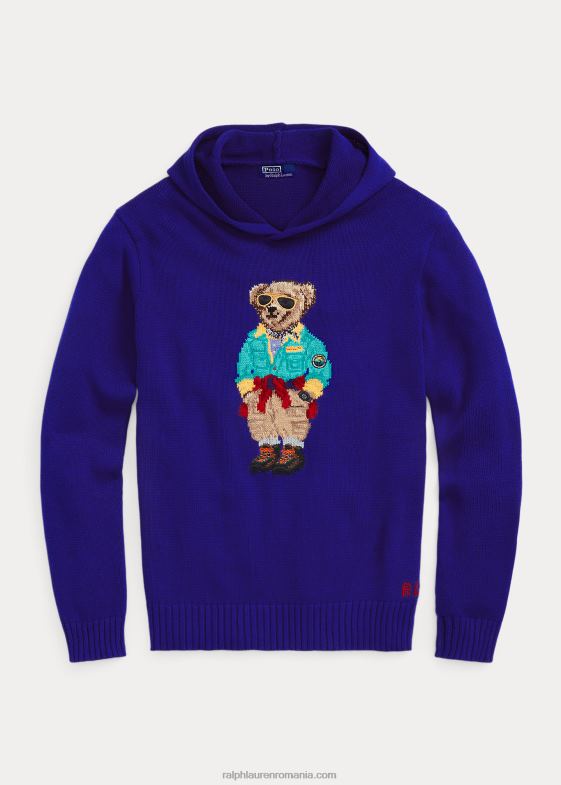 oraș regal bărbați Ralph Lauren pulover cu glugă urs polo 046881403