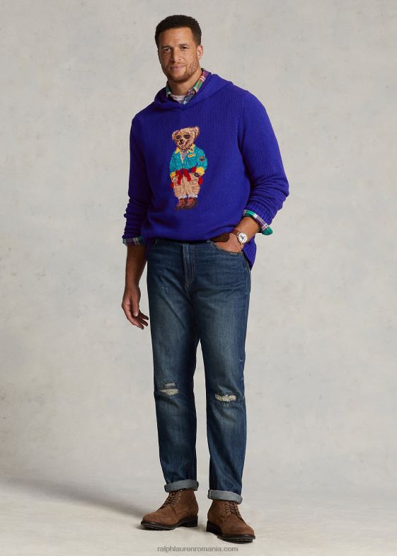 oraș regal bărbați Ralph Lauren pulover cu glugă urs polo 046881403