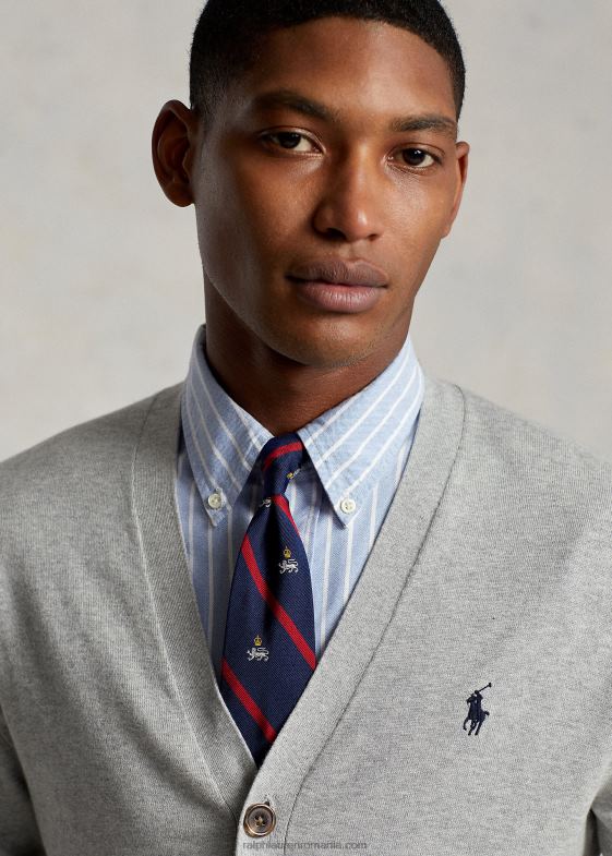 si peste erica bărbați Ralph Lauren cardigan din bumbac cu decolteu în V 04688397