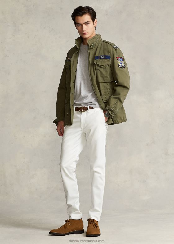 si peste erica bărbați Ralph Lauren pulover din bumbac cu gât 046881068