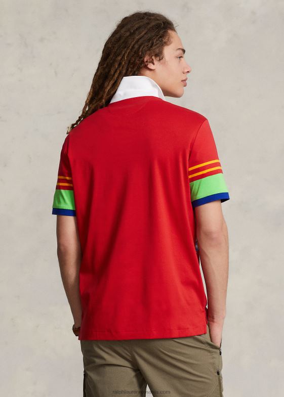 67 tipărire bărbați Ralph Lauren Tricou polo din bumbac moale cu potrivire clasică 04688778