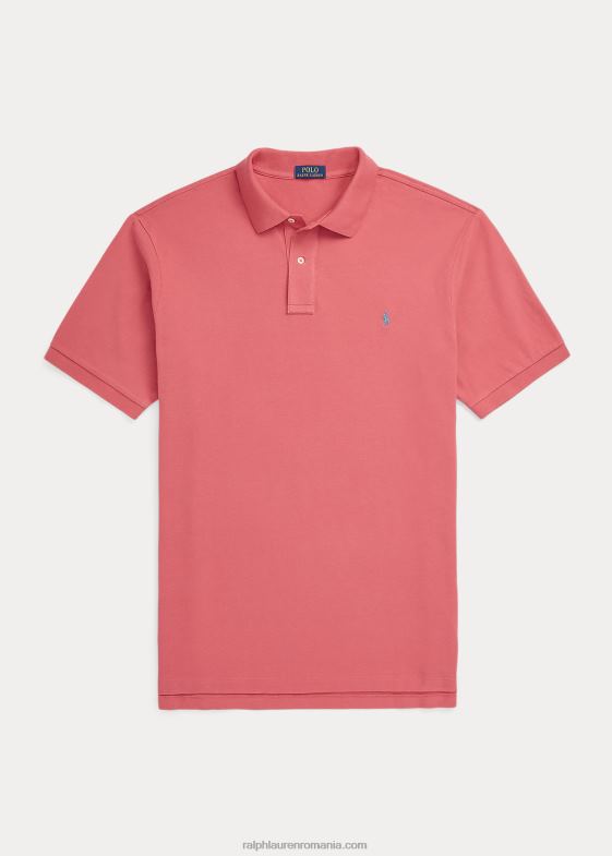 cer roșu bărbați Ralph Lauren iconicul tricou polo din plasă 046881837