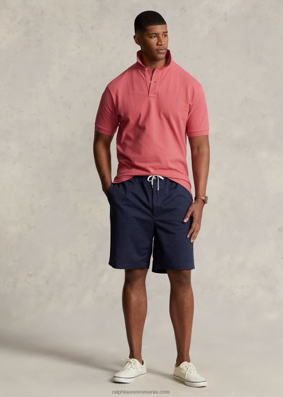 cer roșu bărbați Ralph Lauren iconicul tricou polo din plasă 046881837
