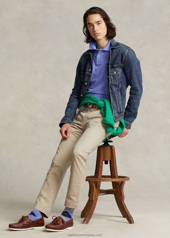 harbour island albastru/marin bărbați Ralph Lauren tricou polo slim fit din plasă 0468810