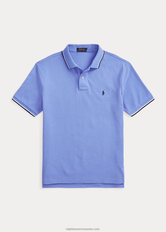 port insula albastru bărbați Ralph Lauren tricou polo cu ochiuri clasice 04688584