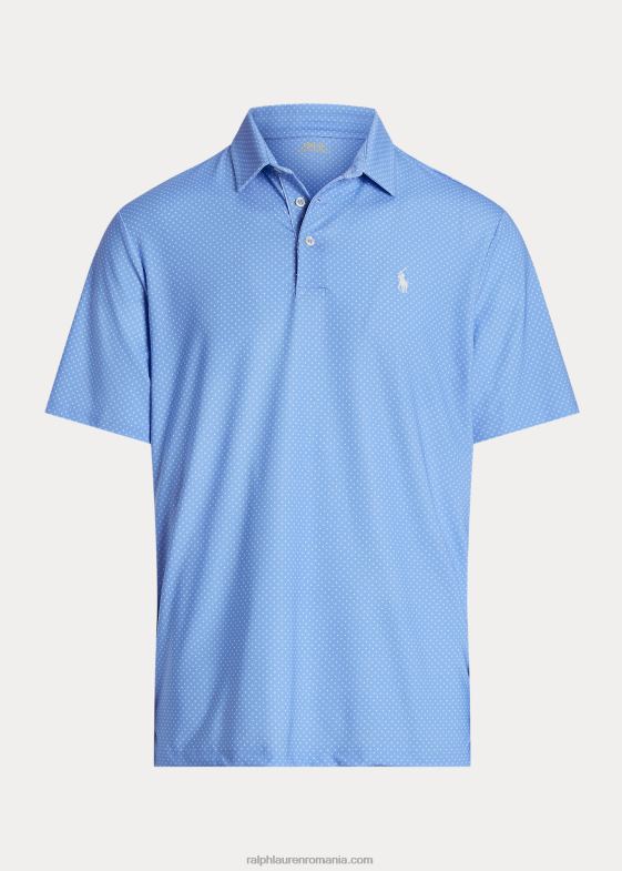 port insula albastru bărbați Ralph Lauren tricou polo de performanță cu potrivire clasică 04688805