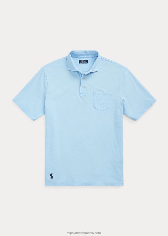 pudra albastra bărbați Ralph Lauren Tricou polo din bumbac-in, cu potrivire clasică 04688826