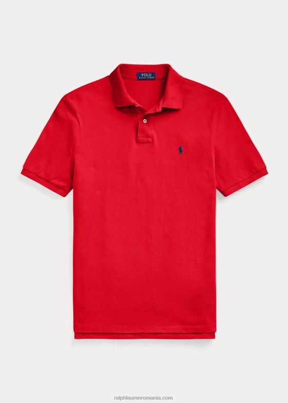 rl2000 roșu bărbați Ralph Lauren Tricou polo slim din plasă casual/de lucru 0468839