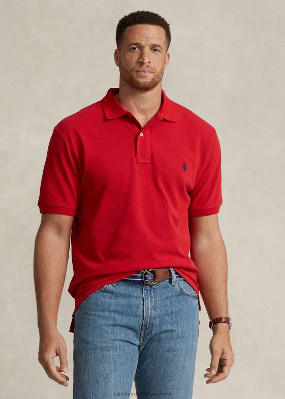 rl2000 roșu bărbați Ralph Lauren iconicul tricou polo din plasă 046881822