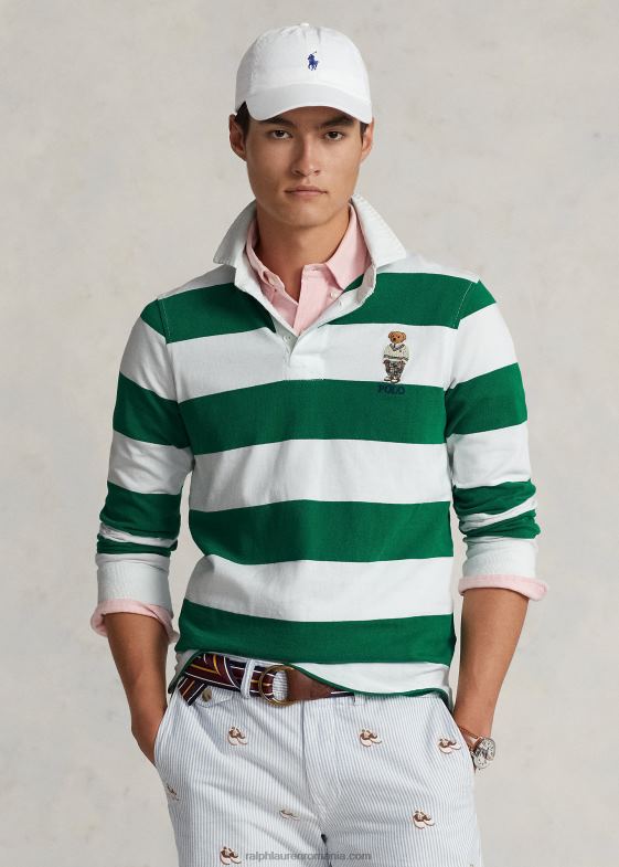 bărbați Ralph Lauren tricou de rugby ursuleț polo personalizat slim fit 04688150