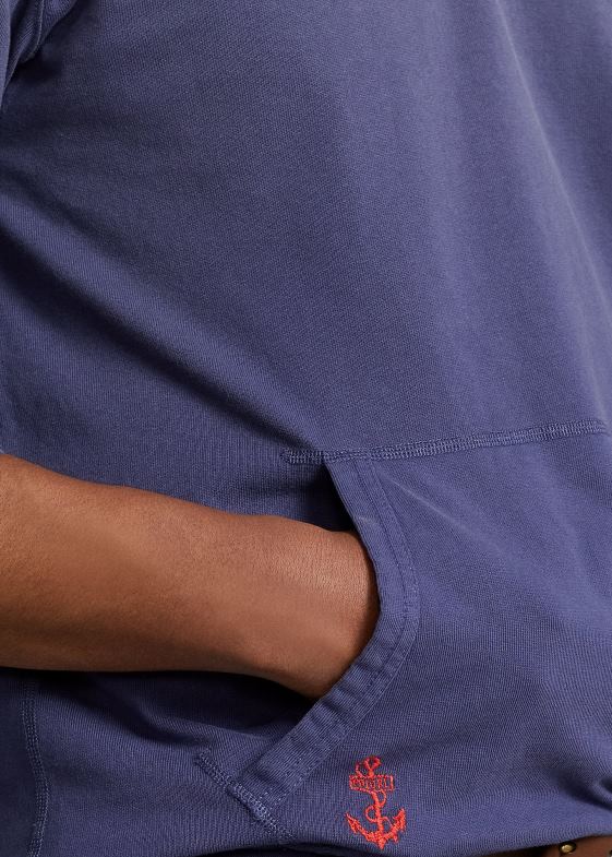 marina marina bărbați Ralph Lauren Tricou de rugby din tricou cu steag 046881652