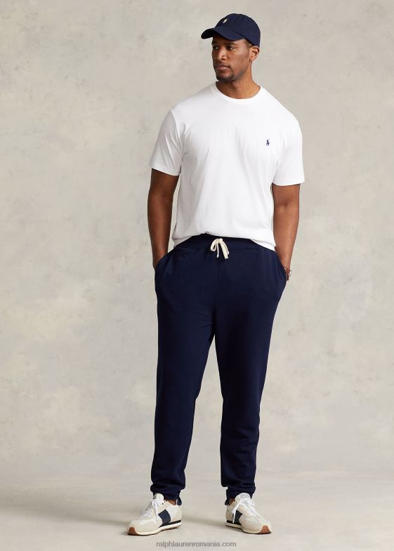 alb bărbați Ralph Lauren tricou din jerseu cu decolteu 046888708