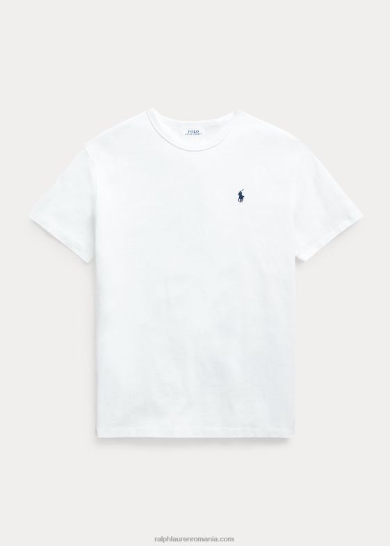 alb bărbați Ralph Lauren tricou din jerseu greu 046881453