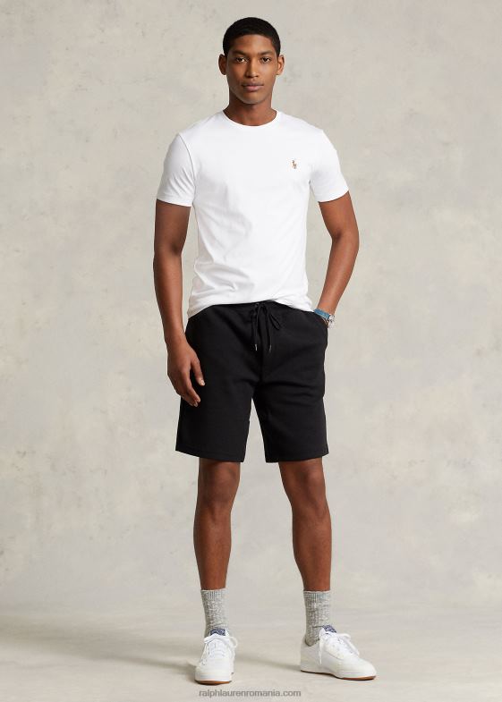 alb bărbați Ralph Lauren tricou personalizat slim fit din bumbac moale 04688532