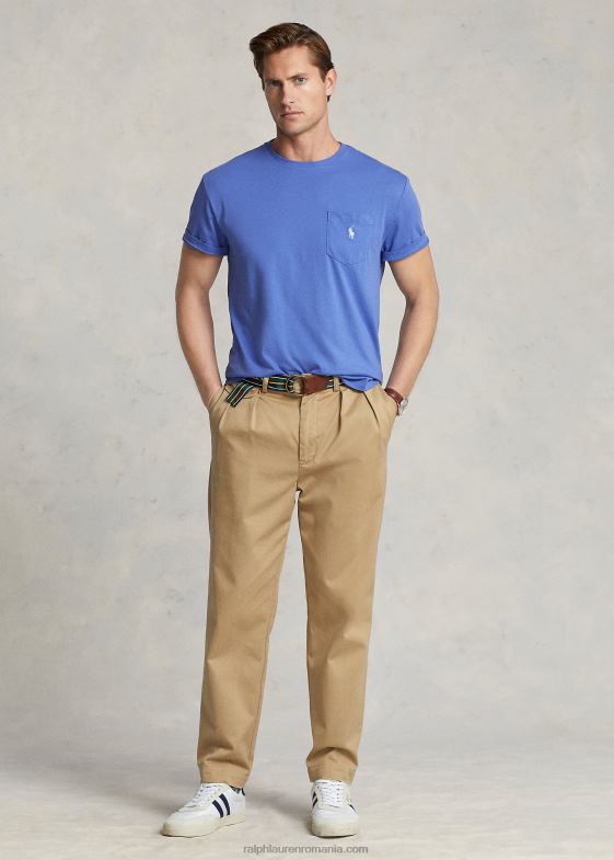 albastru bărbați Ralph Lauren Tricou cu buzunar din tricou-toate se potrivesc 04688245