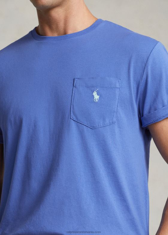 albastru bărbați Ralph Lauren Tricou cu buzunar din tricou-toate se potrivesc 04688245