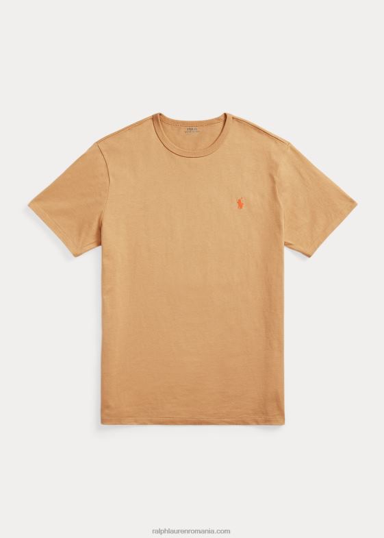 cămilă clasică bărbați Ralph Lauren tricou din jerseu greu 046881452