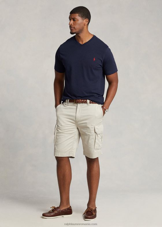 cerneală bărbați Ralph Lauren tricou din jerseu cu decolteu în V 046881842