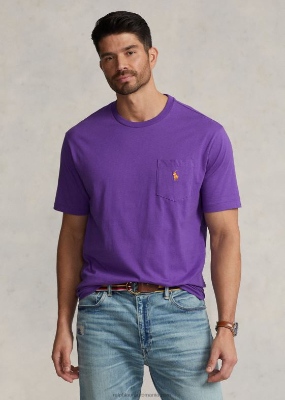 cravată violet bărbați Ralph Lauren tricou cu buzunar din tricou 046881856