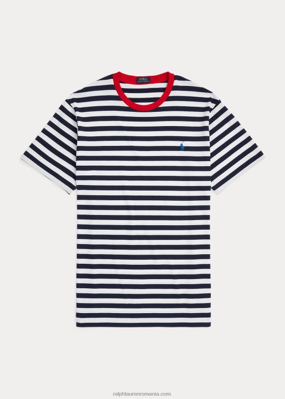 cruise navy/alb bărbați Ralph Lauren tricou din jerseu în dungi 046881411