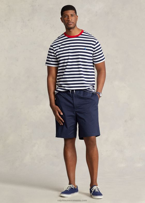 cruise navy/alb bărbați Ralph Lauren tricou din jerseu în dungi 046881411