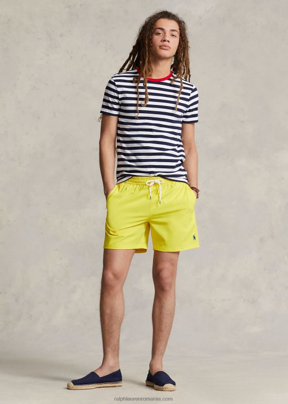 cruise navy/alb bărbați Ralph Lauren tricou personalizat din jerseu cu dungi slim fit 04688518