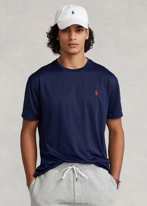 marina rafinată bărbați Ralph Lauren tricou din tricou de performanță cu potrivire clasică 04688280
