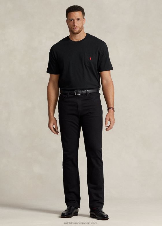 rl negru bărbați Ralph Lauren tricou cu buzunar din tricou 046881854