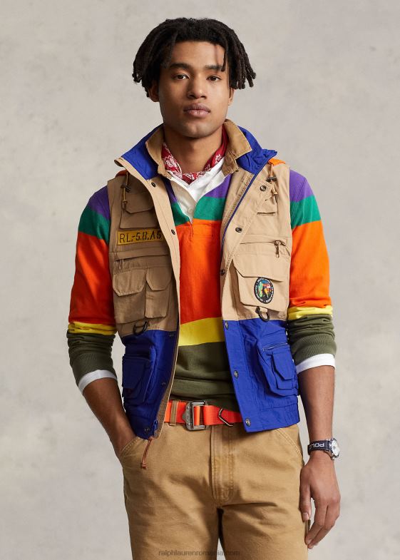 bărbați Ralph Lauren vestă utilitare hidrofugă 04688144
