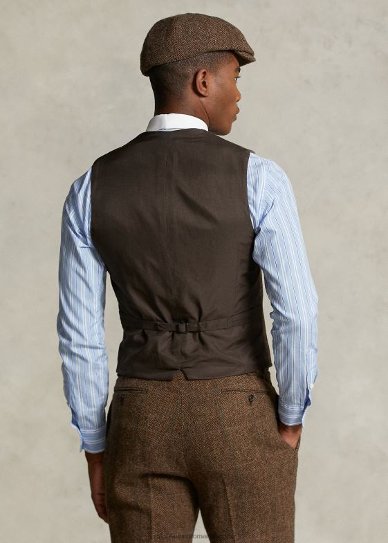 bărbați Ralph Lauren vesta din tweed din colecția morehouse 046881311